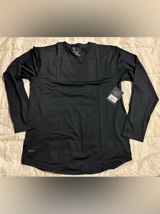 BYLT Basics Other - NWT BYLT Men's Lightweight Performance+ Drop-Cut Long Sleeve Shirt Size XL